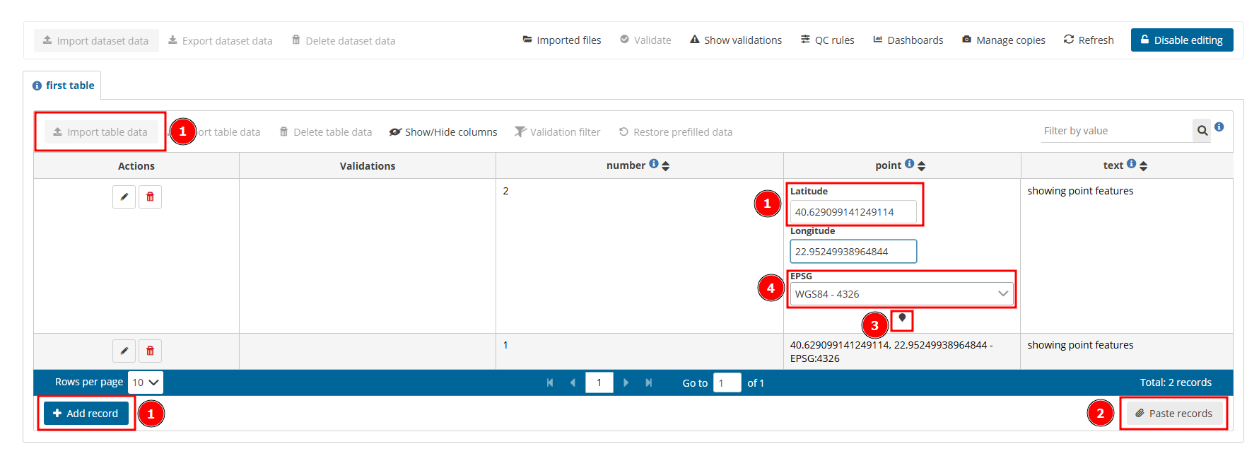 Alternative ways of importing spatial data
